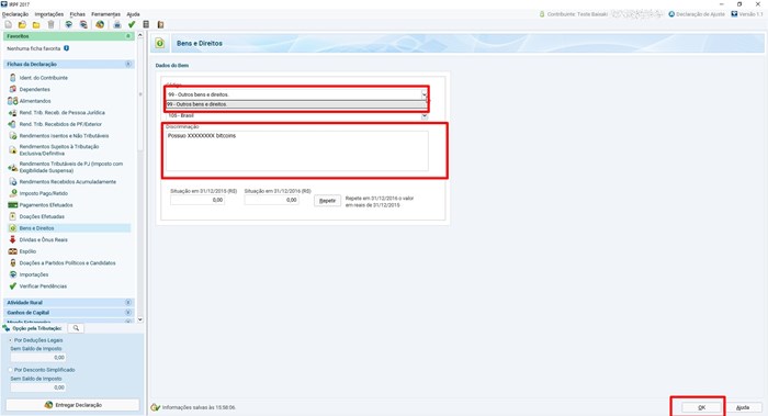 Declarar Bitcoins 2