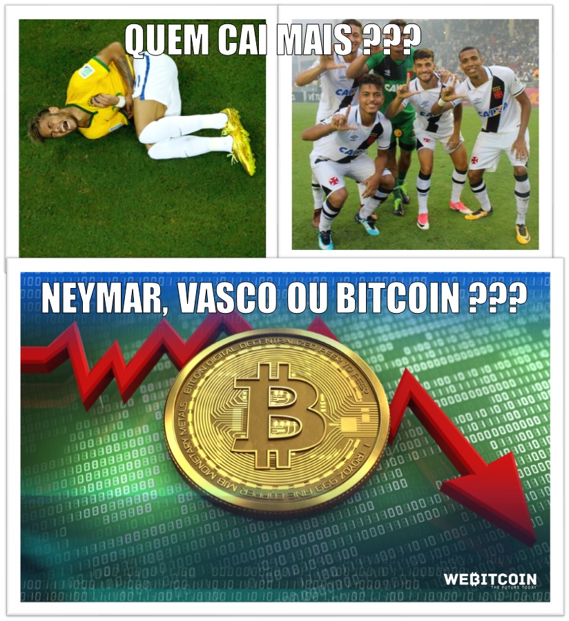 Meme Bitcoin - quem cai mais
