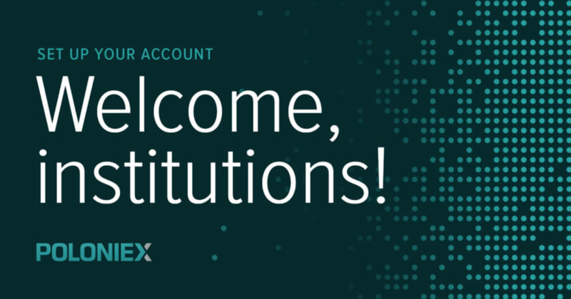 Webitcoin: Poloniex disponibiliza contas institucionais em sua plataforma de troca