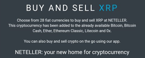WeBitcoin: NETELLER disponibiliza compra e venda de Ripple em sua plataforma