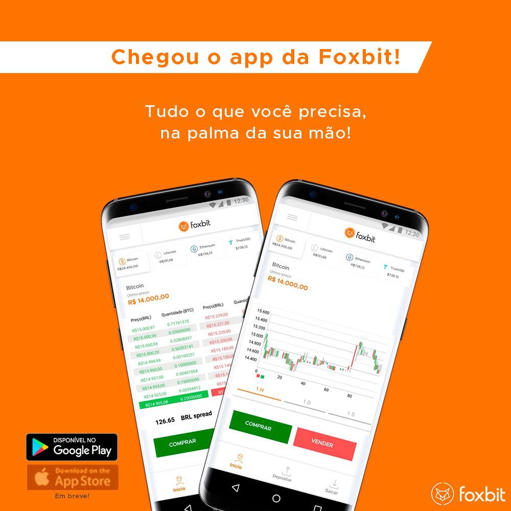Webitcoin: Foxbit lança aplicativo para dispositivos Android