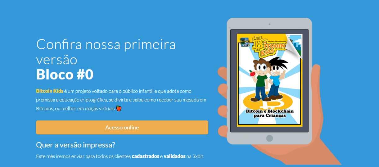 Webitcoin: 3xBit homenageia a mineração do primeiro bloco de Bitcoin com projeto educacional!