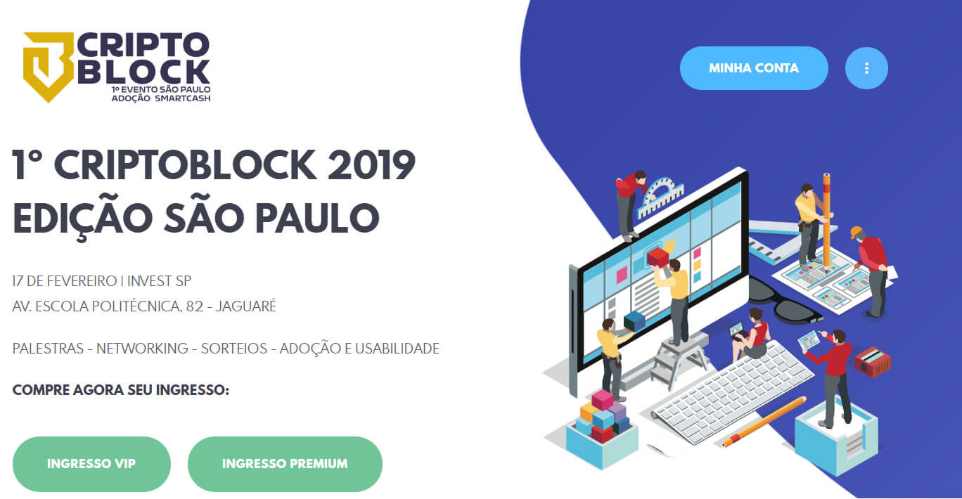 Webitcoin: Criptoblock: importante evento da cripto esfera será realizado em fevereiro