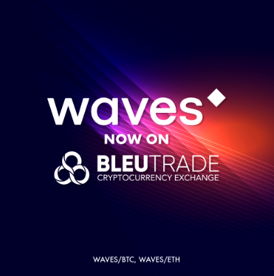 WeBitcoin: Exchange Bleutrade adiciona Waves para negociações e lança campanha comemorativa