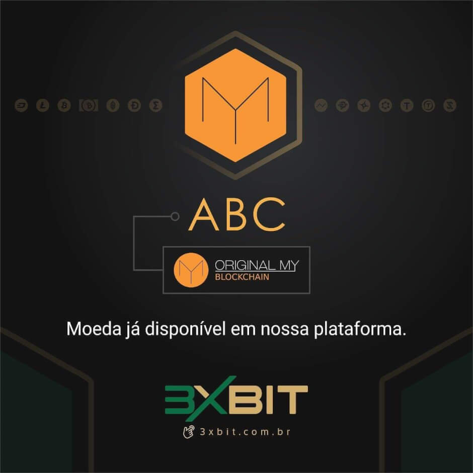 WeBitcoin: Exchange 3xbit lista token ABC da OriginalMy