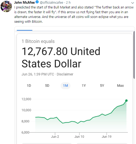 WeBitcoin: John McAfee: Altcoins irão eclipsar o Bitcoin