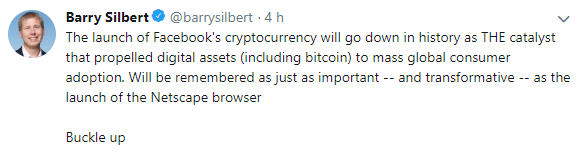 WeBitcoin: O lançamento da moeda do Facebook será tão importante quanto o da Netscape, diz especialista