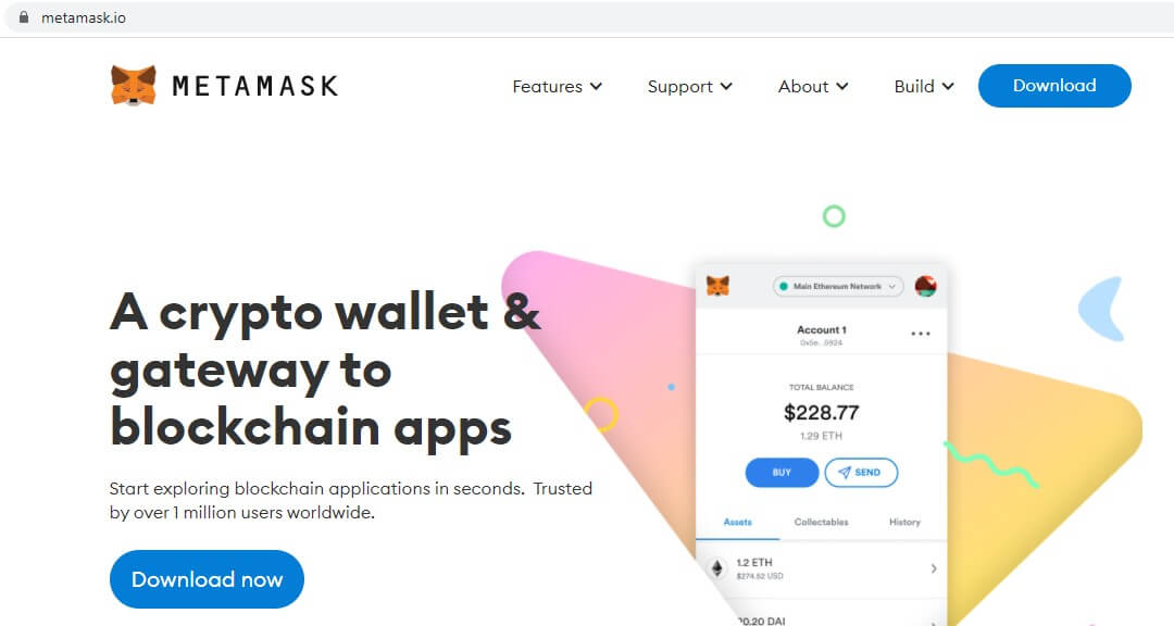 criar carteira Metamask