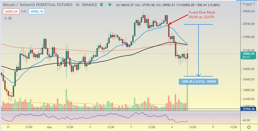 Setup Elon Musk BTC