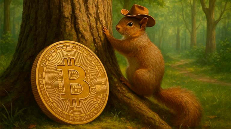 Bitcoin mantém estabilidade e tokens PNUT dispararam